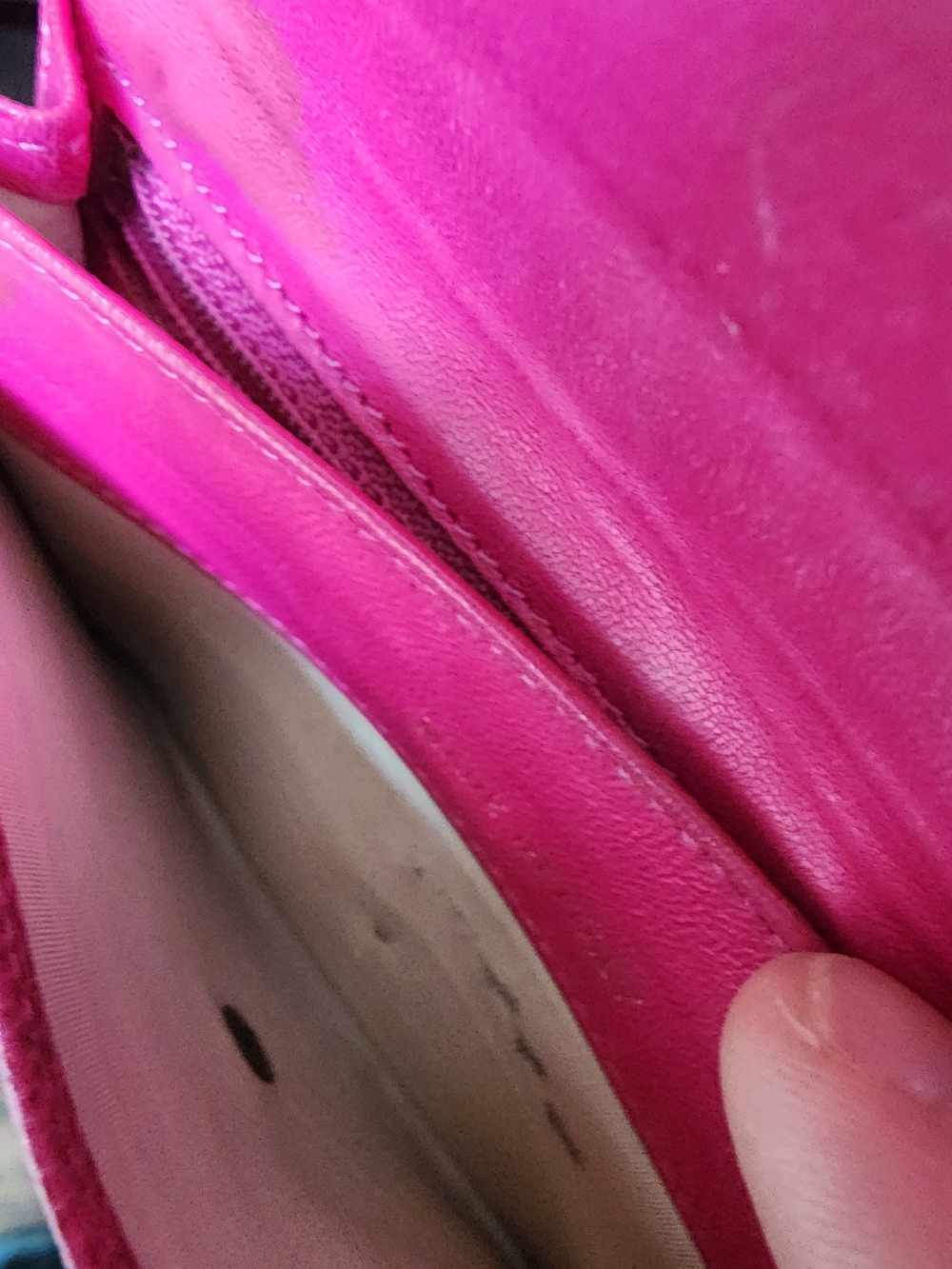 CHANEL Pink Quilted Leather Wallet - Picture 10 of 12